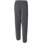 Champion Men's Powerblend Fleece Relaxed Bottom Pants Granite Heather