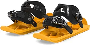 Snowfeet X - Mini Short Ski Skates for Snow Pro Version | Skis for Winter Shoes | Short Snowskates Snowblades Skiboards | The Real Original