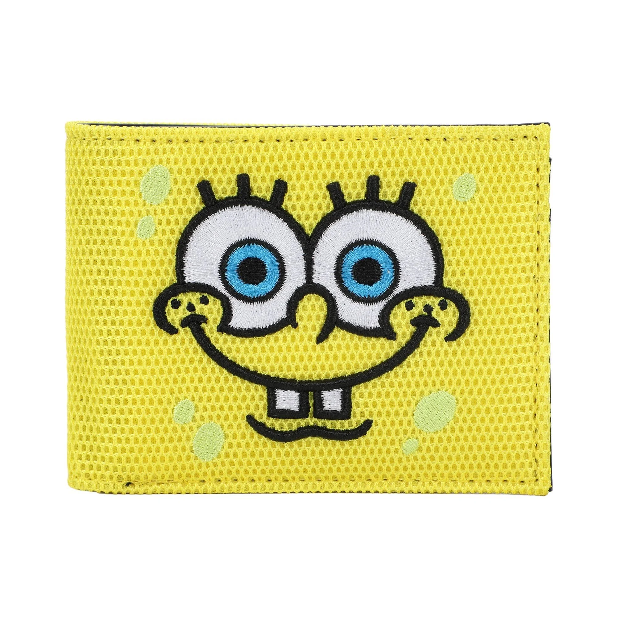 Bi-Fold Wallet - SpongeBob Face CLOSE-UP Yellows