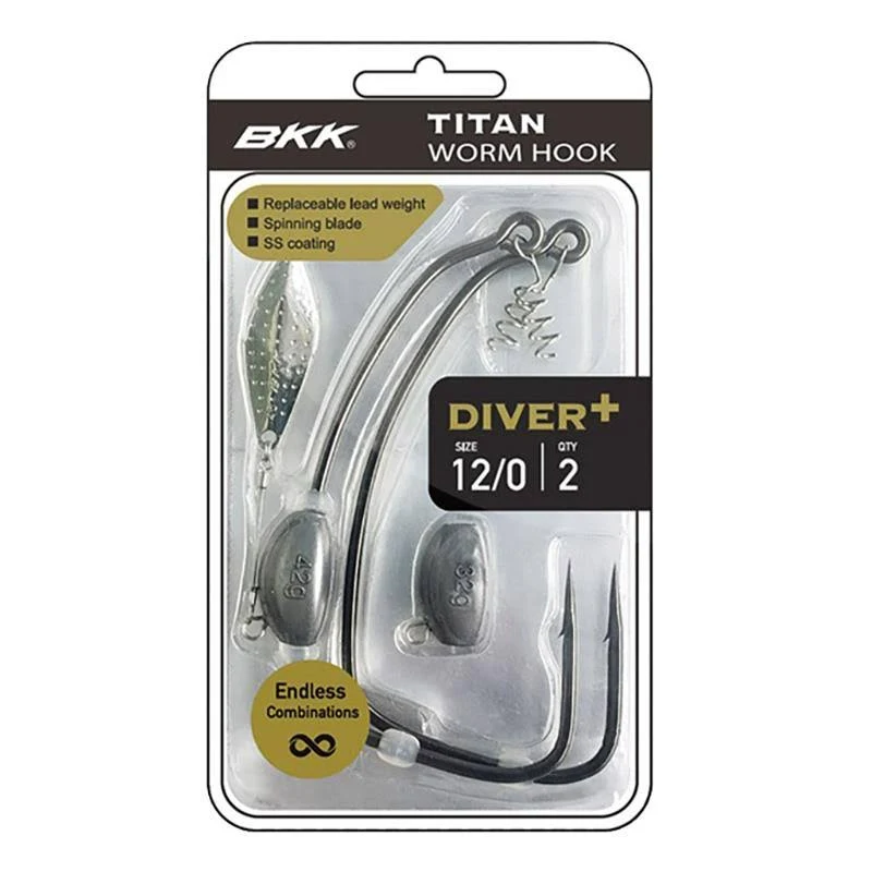 BKK Titandiver+ Weighted Swimbait Hooks