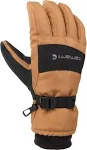 Carhartt Men's Insulated Waterproof Gloves, Large, Brown/Black