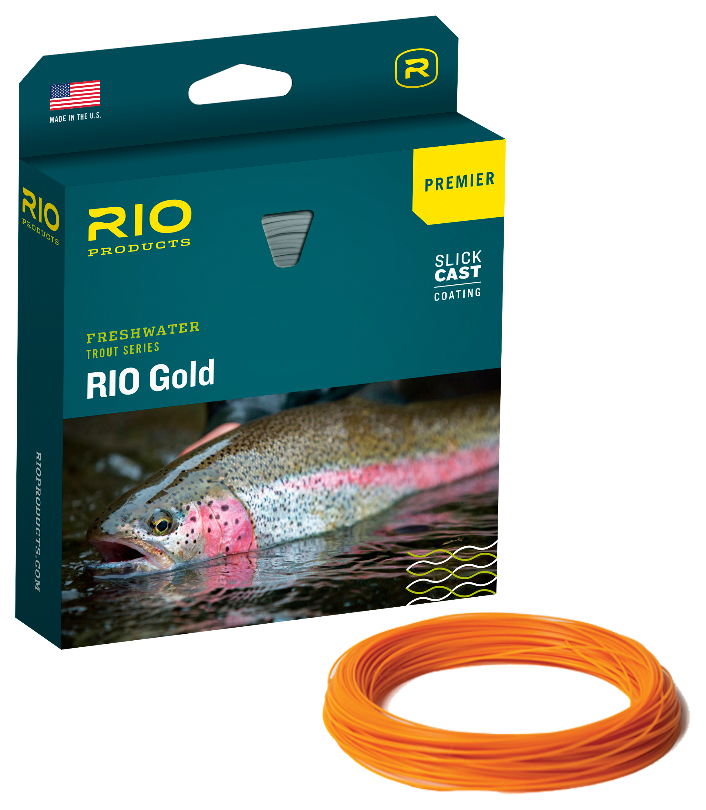 Rio Gold Fly Line (Premier) WF5F / Moss/Gold