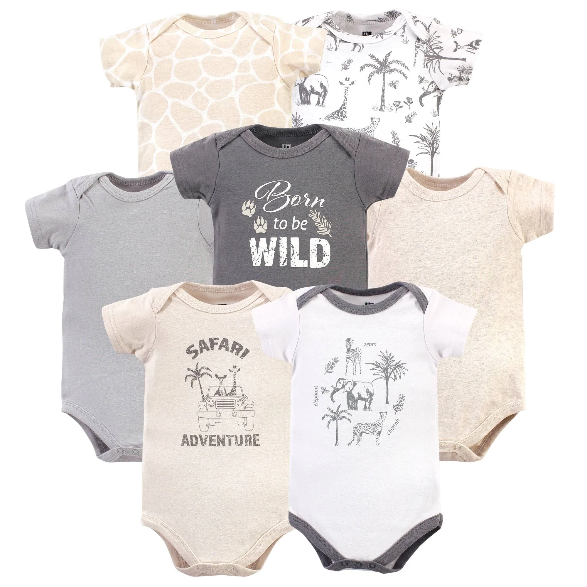 Hudson Baby Baby Cotton Bodysuits