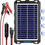 Upgraded 7.5W-Solar-Bat<wbr/>tery-Trickle-C<wbr/>harger-Maintai<wbr/>ner-12V Portable Waterproof