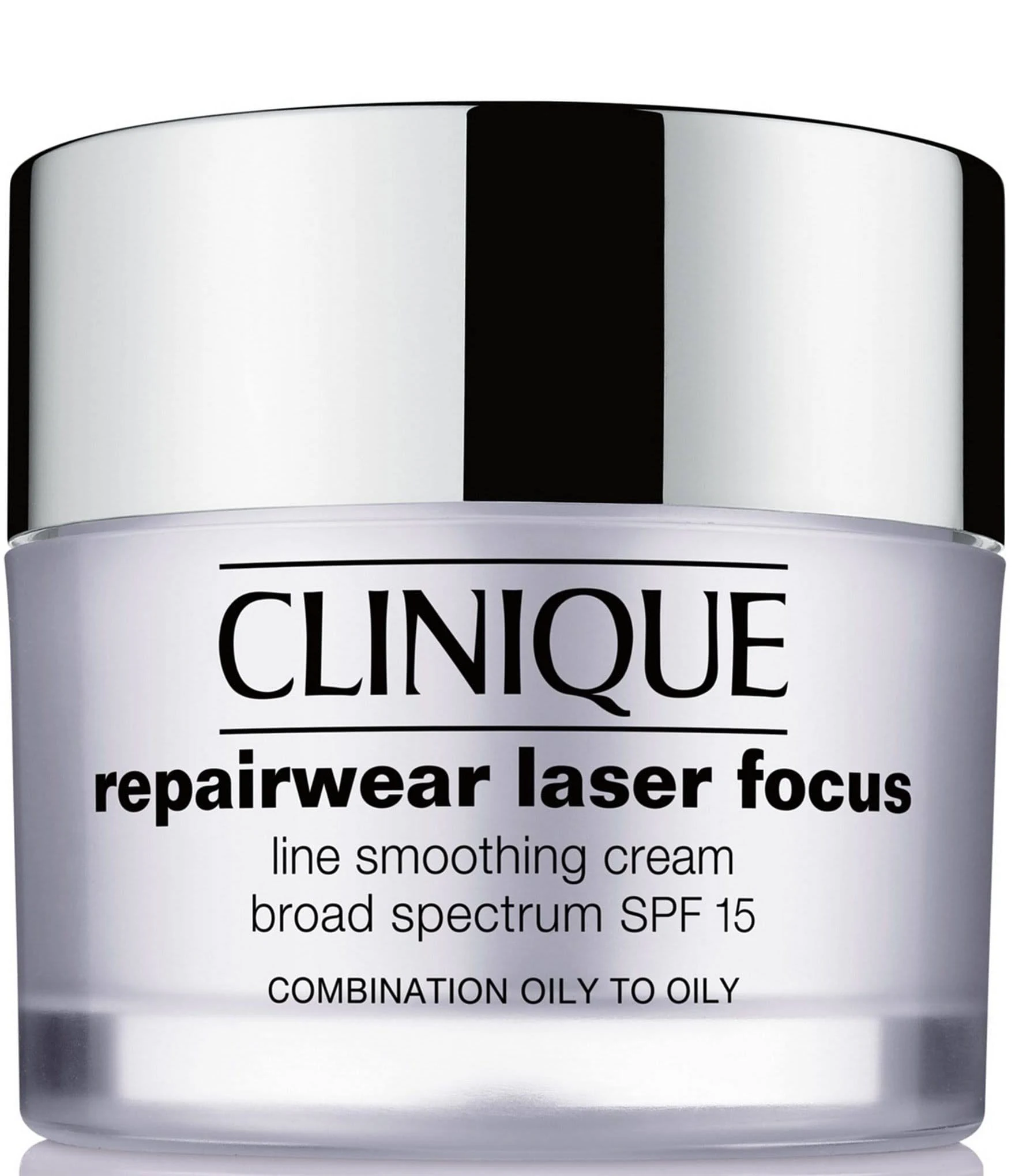 Clinique Repairwear Laser Focus Line Smoothing Cream SPF 15, 1.7oz Combo Oily