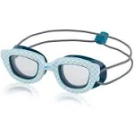 Speedo Kids' Sunny G Pop Seasider Swim Goggles, Blue/Checker