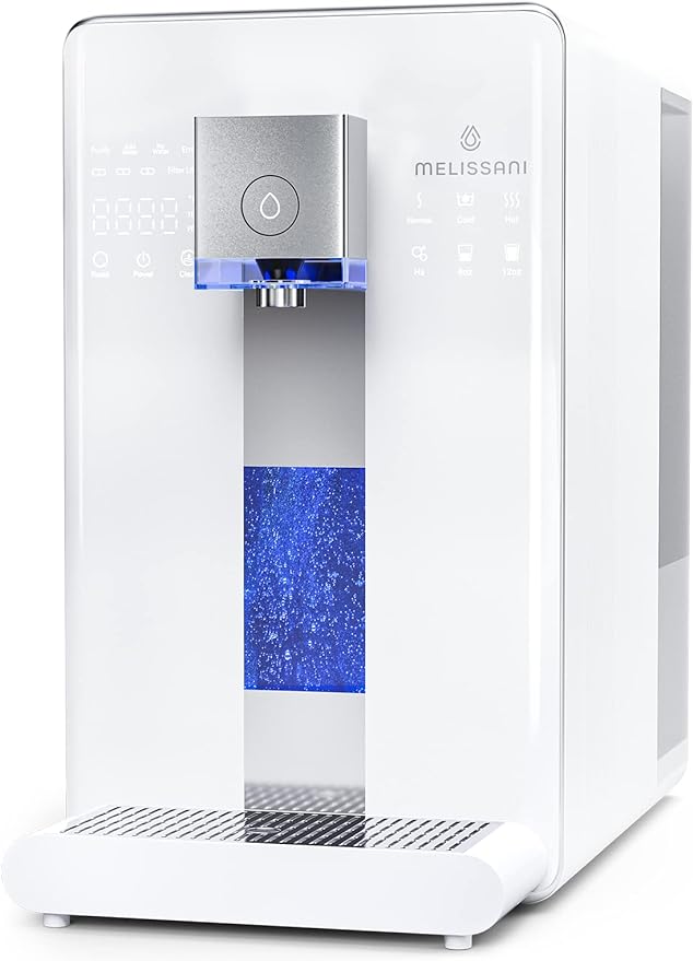 M1 Reverse Osmosis Countertop Water Purifier, Removes 99% of PFAS, Lead and Other Chemicals, Professional Grade 5-Stage RO Filtration for Tap Water, 3-second Hot or Cool, No Installation