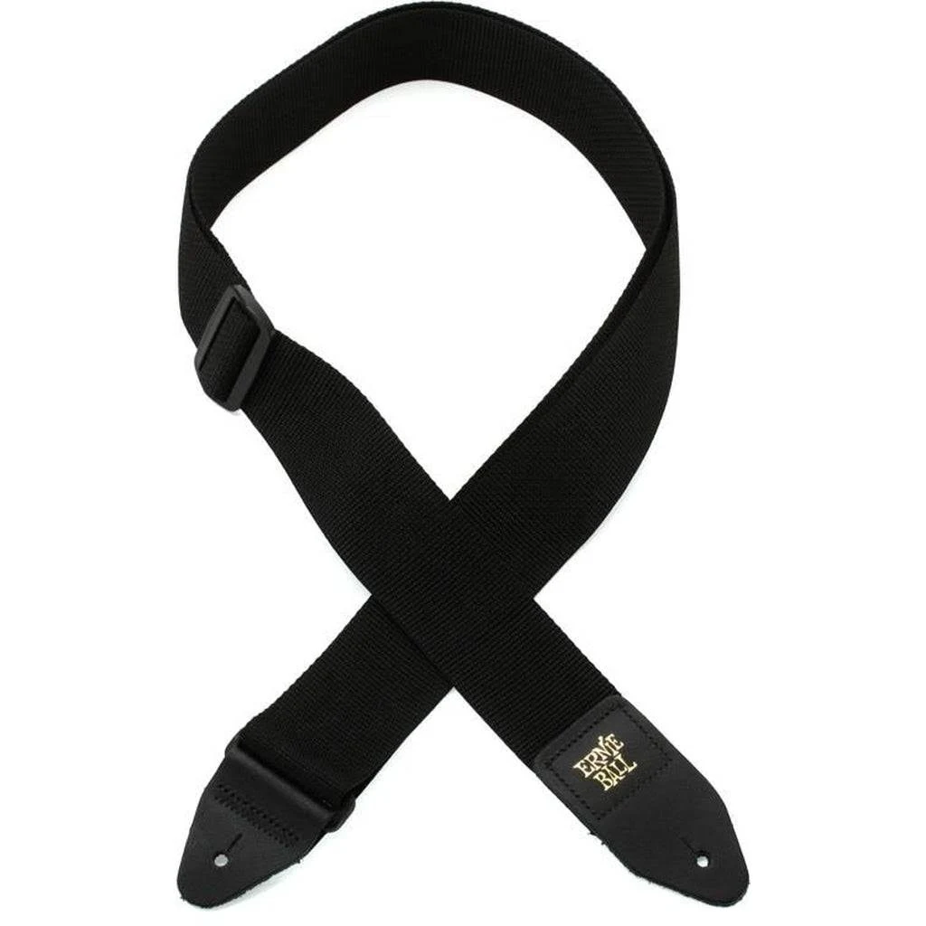 Ernie Ball Polylock Guitar Strap, Black