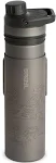 Grayl UltraPress Titanium Filter & Purifier Bottle, Covert Black