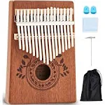 Unokki Kalimba 17 Key Thumb Piano | Premium, Lightweight & Durable Mahogany Mbira ...