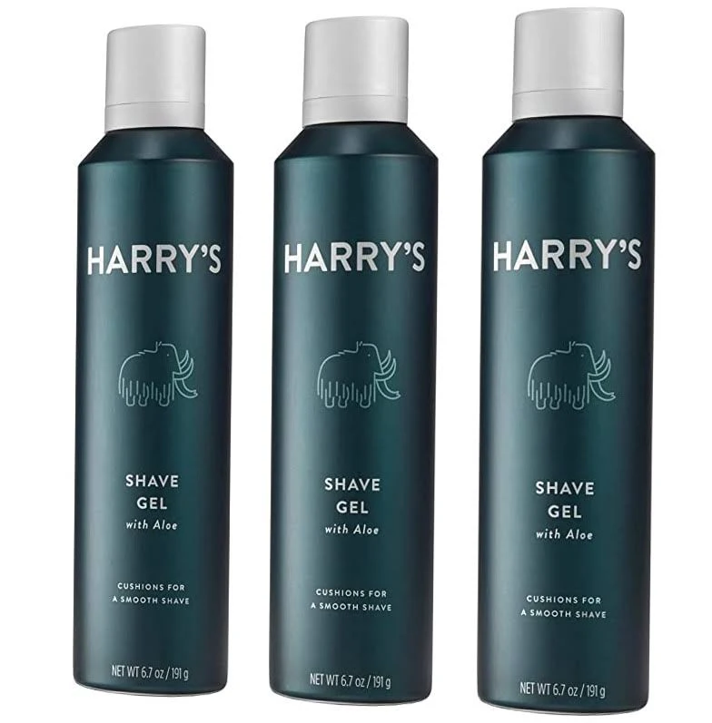 Harrys Shave Gel - Shaving Gel with an Aloe Enriched Formula - 3 pack 6.7oz