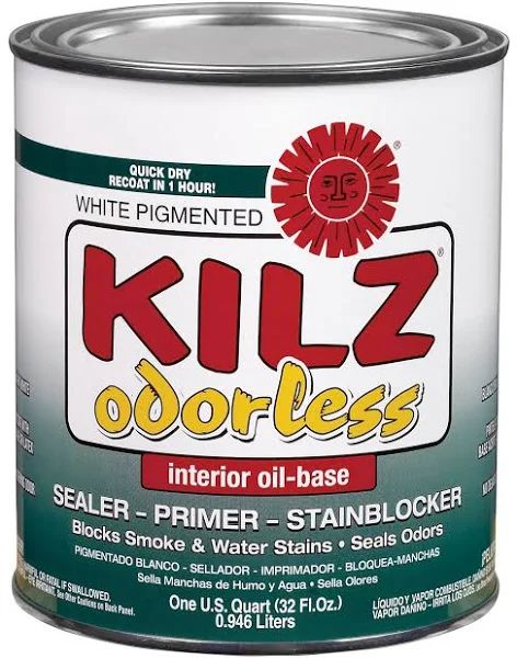 Kilz 10042 Primer, White, 1 qt Can