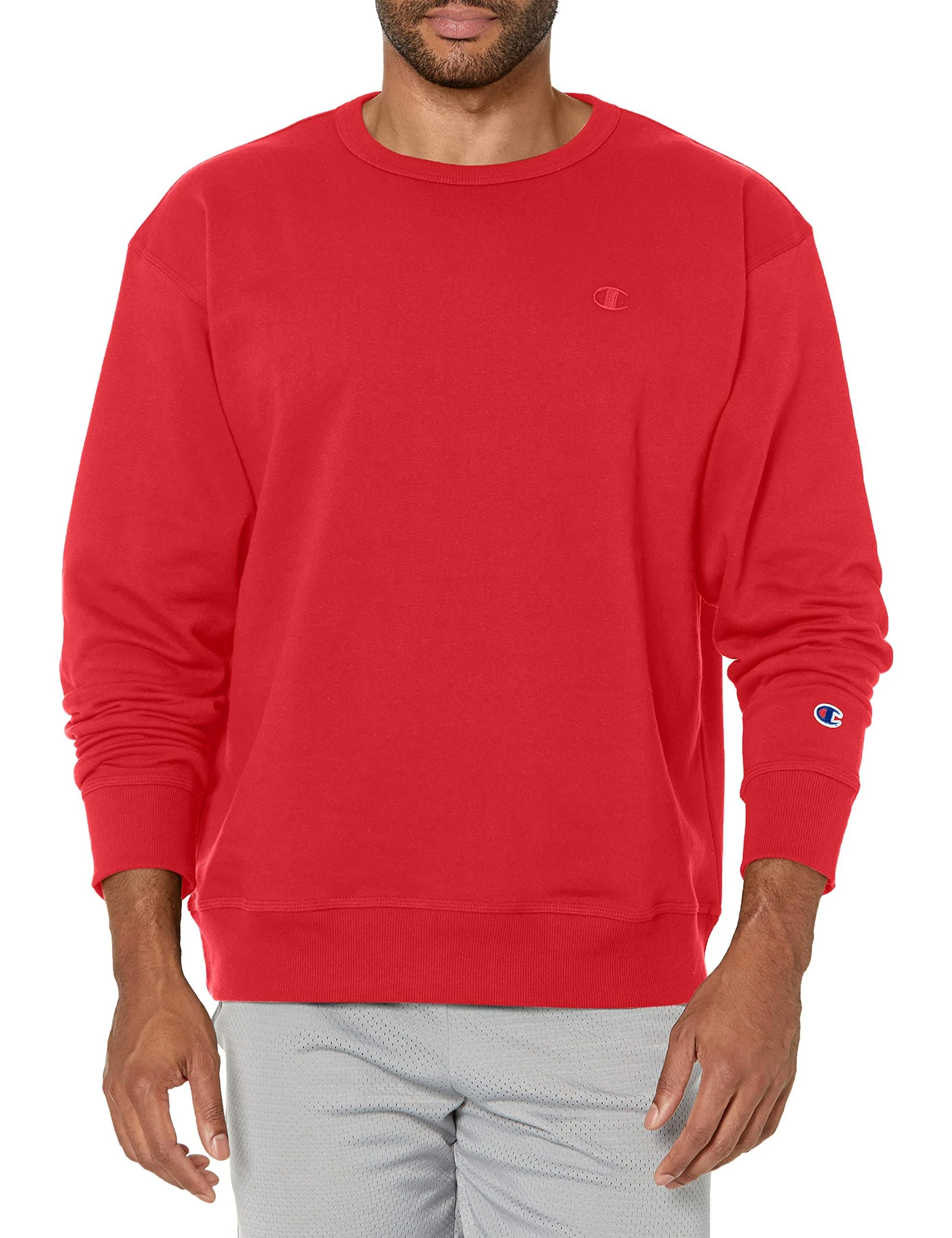 Champion Men's Crewneck, Powerblend Fleece Sweatshirt, Crewneck Sweatshirts (Reg. Or Big & Tall)