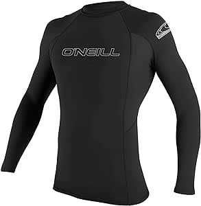 O'Neill UV Sun Protection Men's Basic Skins Long Sleeve Crew Rashguard