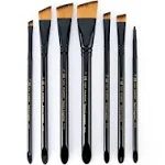 Majestic Angular Brush Set, 7/Pkg