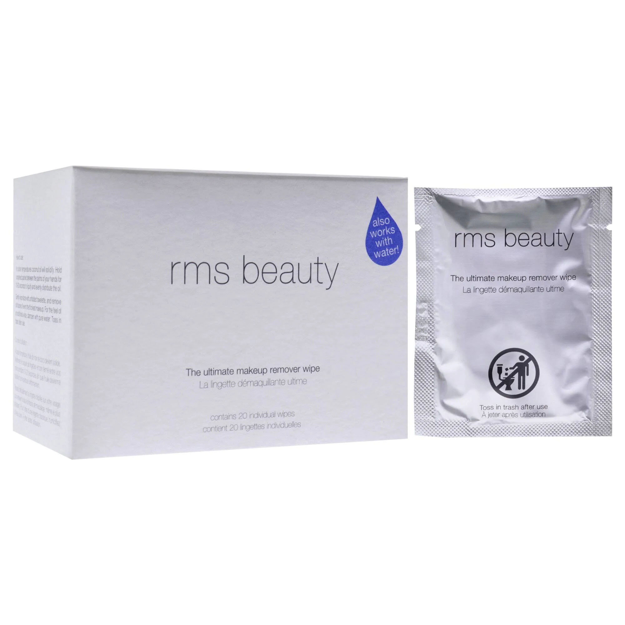 RMS Beauty Ultimate Makeup Remover Wipes 20