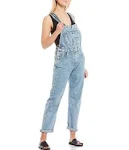 Free People Ziggy Denim Overalls - Powder Blue L