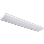 Maxxima 18 in. Hardwired LED Under Cabinet Light, 750 Lumens, 3 CCT, Color Temperature Slide Switch, 3000K/4000K/5000K, White, On/Off Switch, ETL