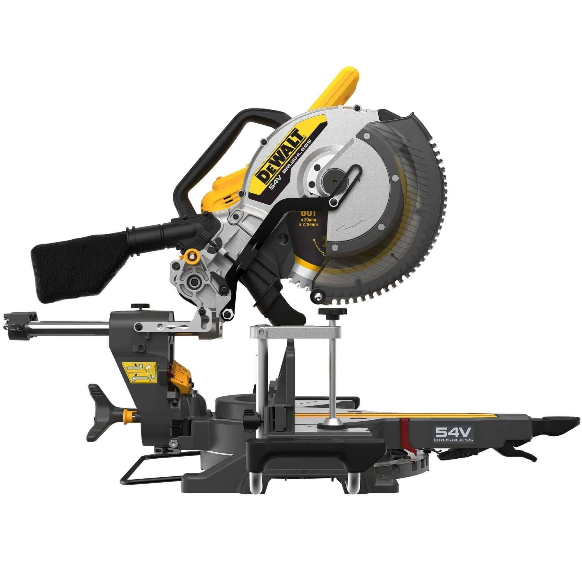 DeWalt DCS781B 60V Max Brushless 12" Double Bevel Sliding Miter Saw