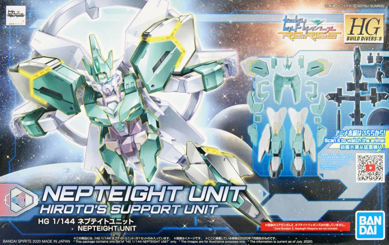 HGBD:R 1/144 Nepteight Unit - Gundam Build Divers Re:Rise