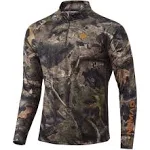 Nomad Men&#039;s 1/4 Zip Loose Fit Hunting Tee Long Sleeve L