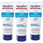 Aquaphor Baby Diaper Rash Cream, 3-In-1 Diaper Rash Relief, 3.5 Oz Tube