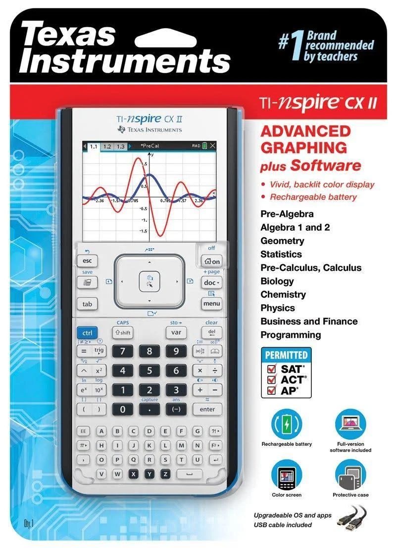 TI-Nspire CX II Handheld Graphing CalculatorDefault Title