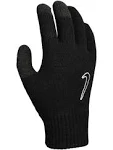 Nike Knitted Tech and Grip 2.0 Gloves Black - L-XL