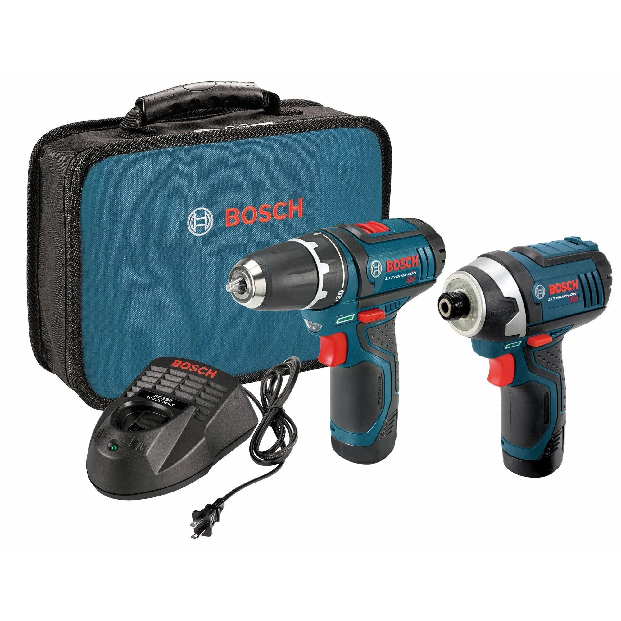 Bosch Cordless Drill 2 Tool Combo Kit 12V CLPK22-120