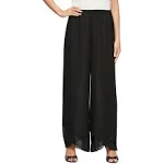 Alex Evenings Wide Leg Chiffon Pants