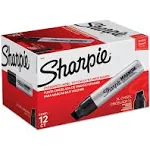 Sharpie® Magnum® Permanent Marker, Black, Pack Of 12