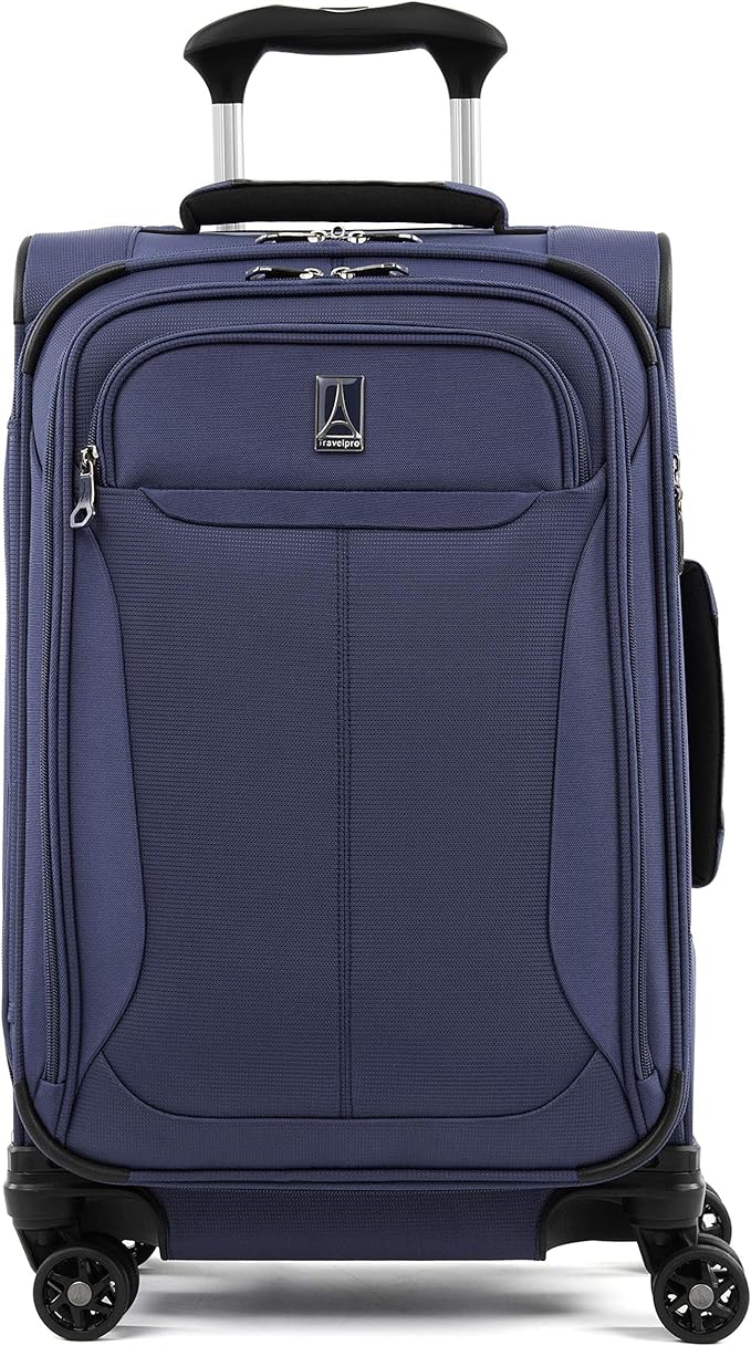 Travelpro Tourlite 21" Expandable Carry On Spinner Blue