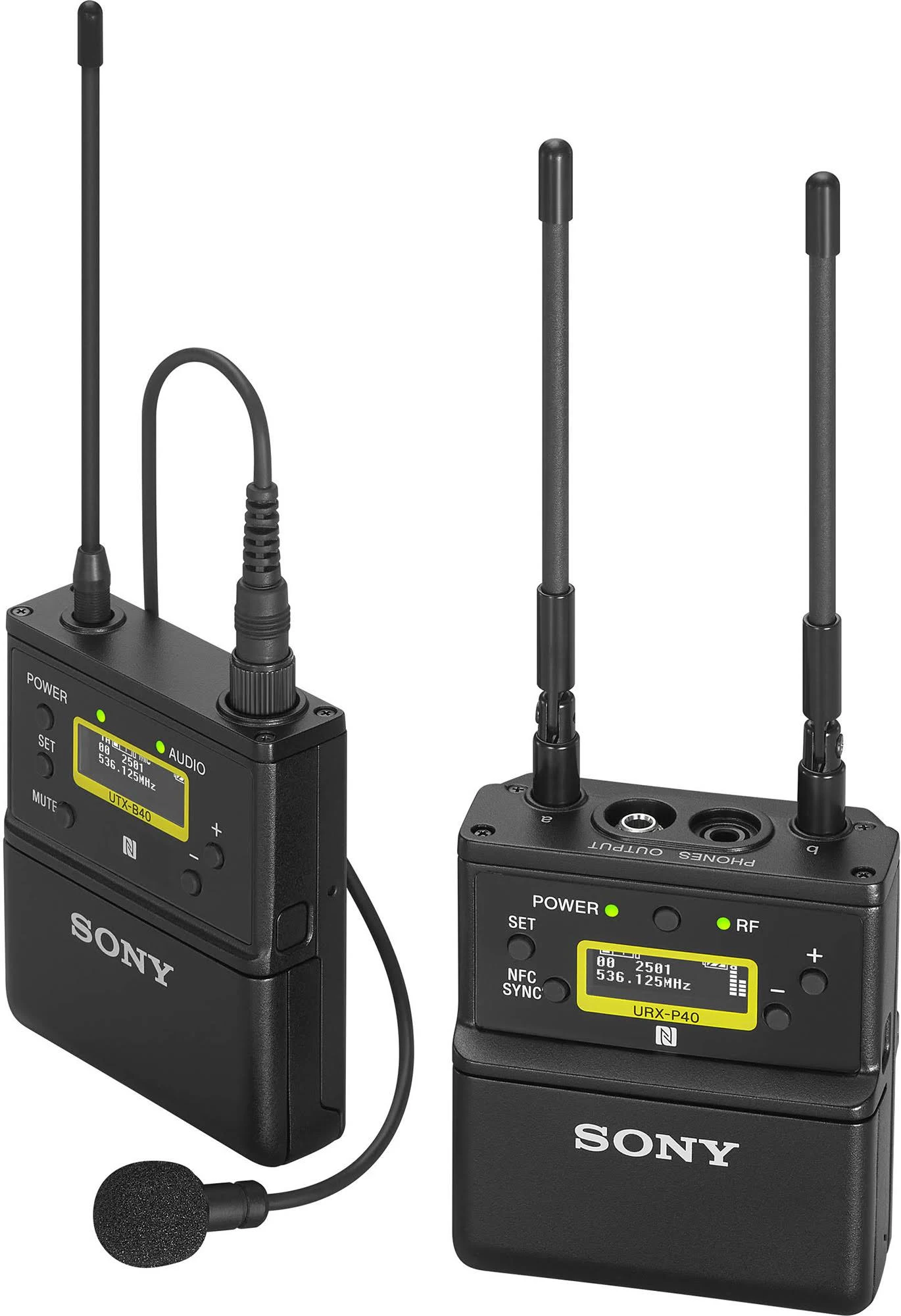 Sony UWP-D21 Bodypack Wireless Microphone Package, UC25, 536 to 607 MHz