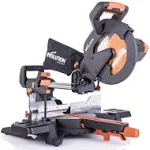 Evolution Power Tools Miter Saw 10&#034; 15Amp+Laser+Du<wbr/>st Bag+10&#039; Power Cord+T Blade