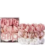 Slip Pure Silk Large Scrunchies - Petal