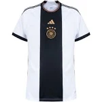 adidas 2022-23 Germany Home Authentic Jersey White-Black