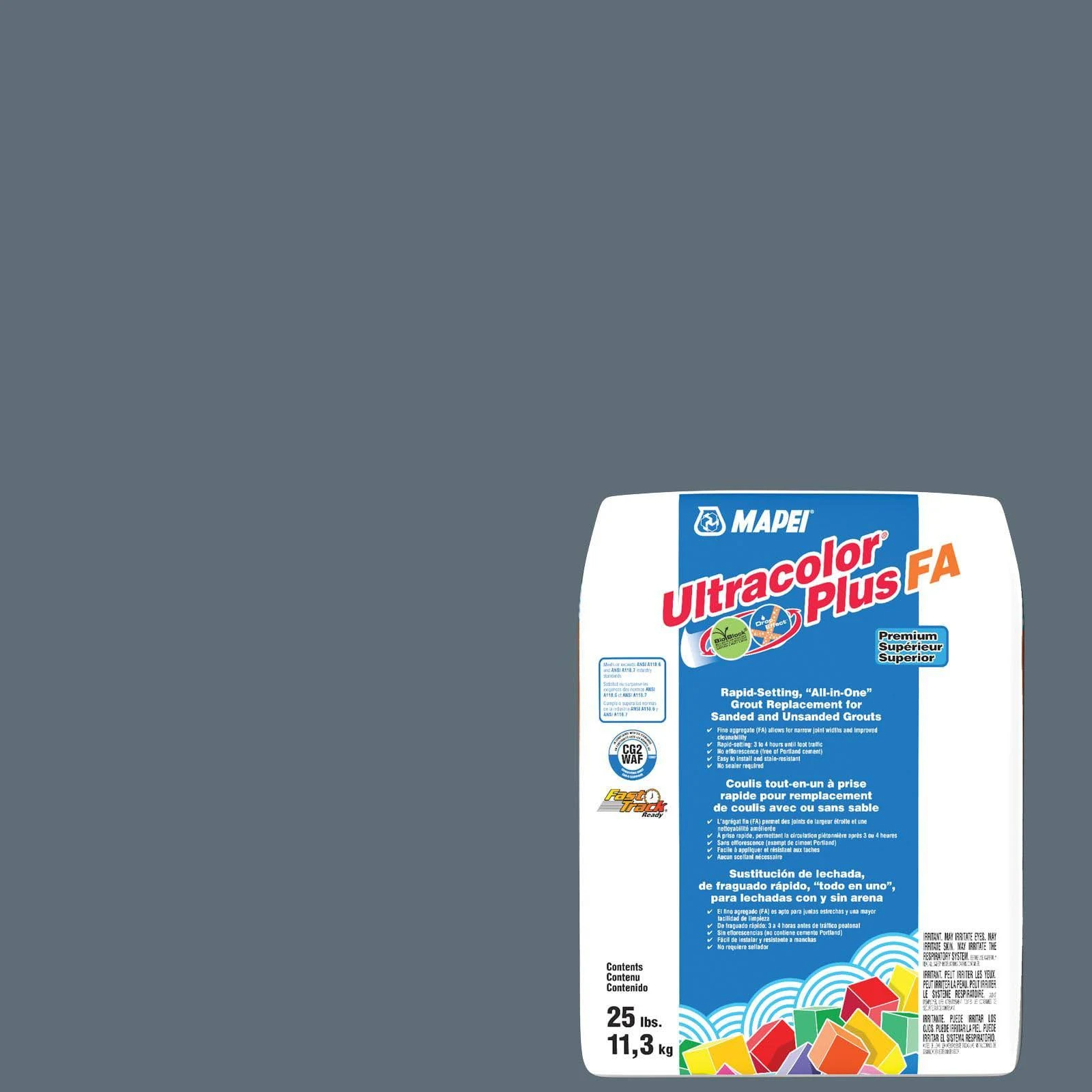 Mapei Ultracolor Plus Fa 25-lb Frost All-in-One Grout