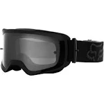 FOX RACING MAIN STRAY MOTOCROSS GOGGLE, Clear Lens, Black