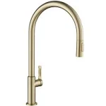 Kraus Oletto High-Arc Single Handle Pull-Down Kitchen Faucet Spot Free Stainless Steel