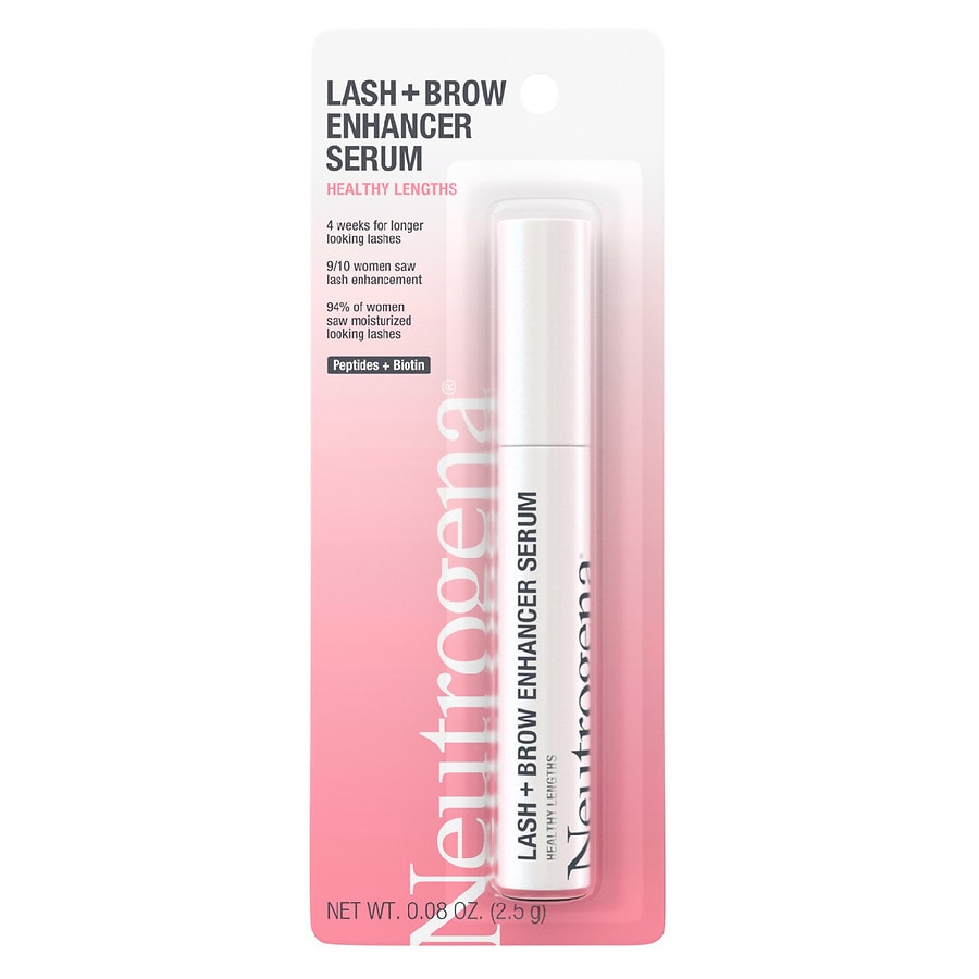 Neutrogena Lash + Brow Enhancer Serum with Biotin & Peptides, 0.08 oz