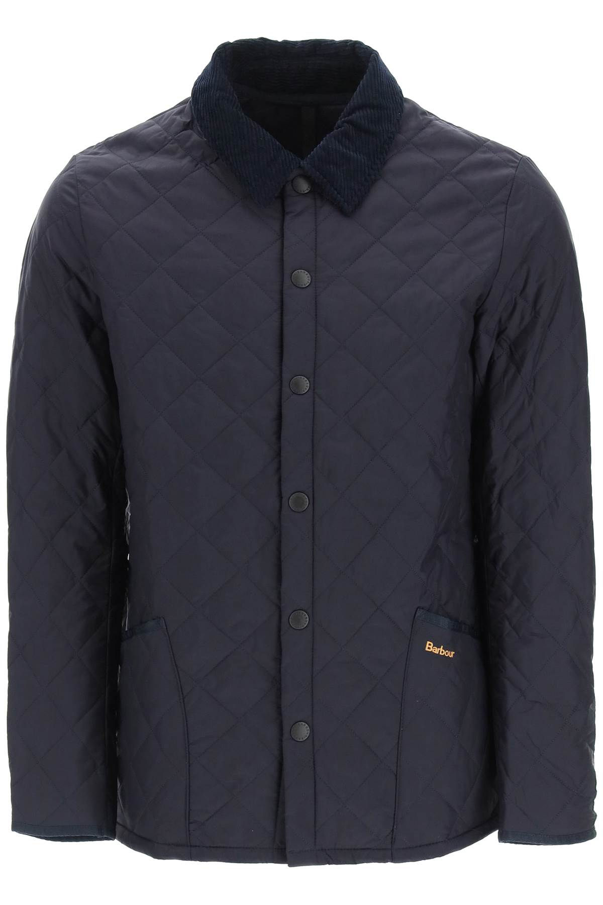 Heritage Liddesdale Quilted Jacket In Navy