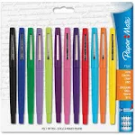 Paper Mate Flair Medium Point Felt Tip Pens - Assorted