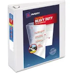 3 in. Avery Heavy-Duty View Binder with One Touch EZD Rings, White