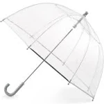 Totes Bubble Rain Umbrella, Clear