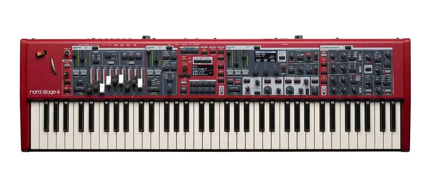 Nord Stage 4 Compact 73-Key Triple Sensor Semi-Weighted Waterfall Keyboard with Aftertouch