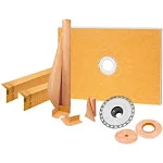 Kerdi-Shower-Kit 38" x 60" PVC Flange 2"