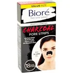 Biore Deep Cleansing Pore Strips Charcoal 18 Nose Strips