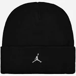 PEAK BEANIE - Beanie - black/(white)