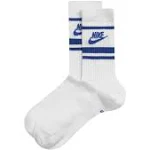 Nike Everyday Essential Crew Socks ( 3 Pairs) - White/Blue