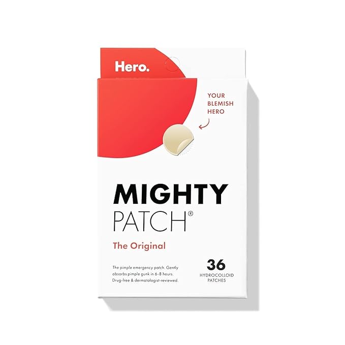 Mighty Patch Original - Hydrocolloid Acne Pimple Patch Spot Treatment (24 count)